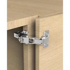 2 Pack 180  Soft Close Cabinet Hinges, Lazy Susan & Kitchen Corner, 48mm Hole Distance, Concealed  Frame & Frameless,  Self Closing, Smooth Slow  Adjustment for Fold Cupboard