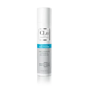 CLn Skin Clarifying Acne Cleanser - 3.4 fl oz, Benzoyl Peroxide Free Formula with 0.5% Salicylic Acid for Daily Use, Gentle & Strong Cleanser for Face, Chest, & Back