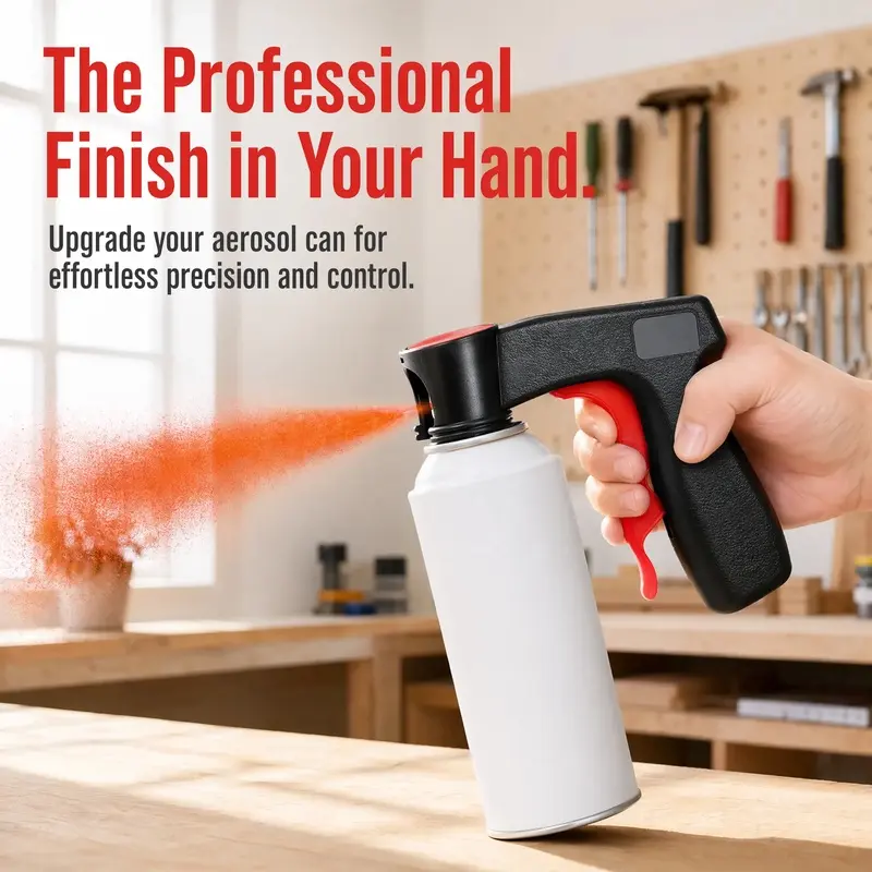 Make Painting Easy!   Ergonomic Universal Spray Paint Handle for Car Refinishing & Home DIY. The Perfect Tool for Your Next Project!   # DIYProjects # FathersDayGift # OutdoorFun # CarPainting