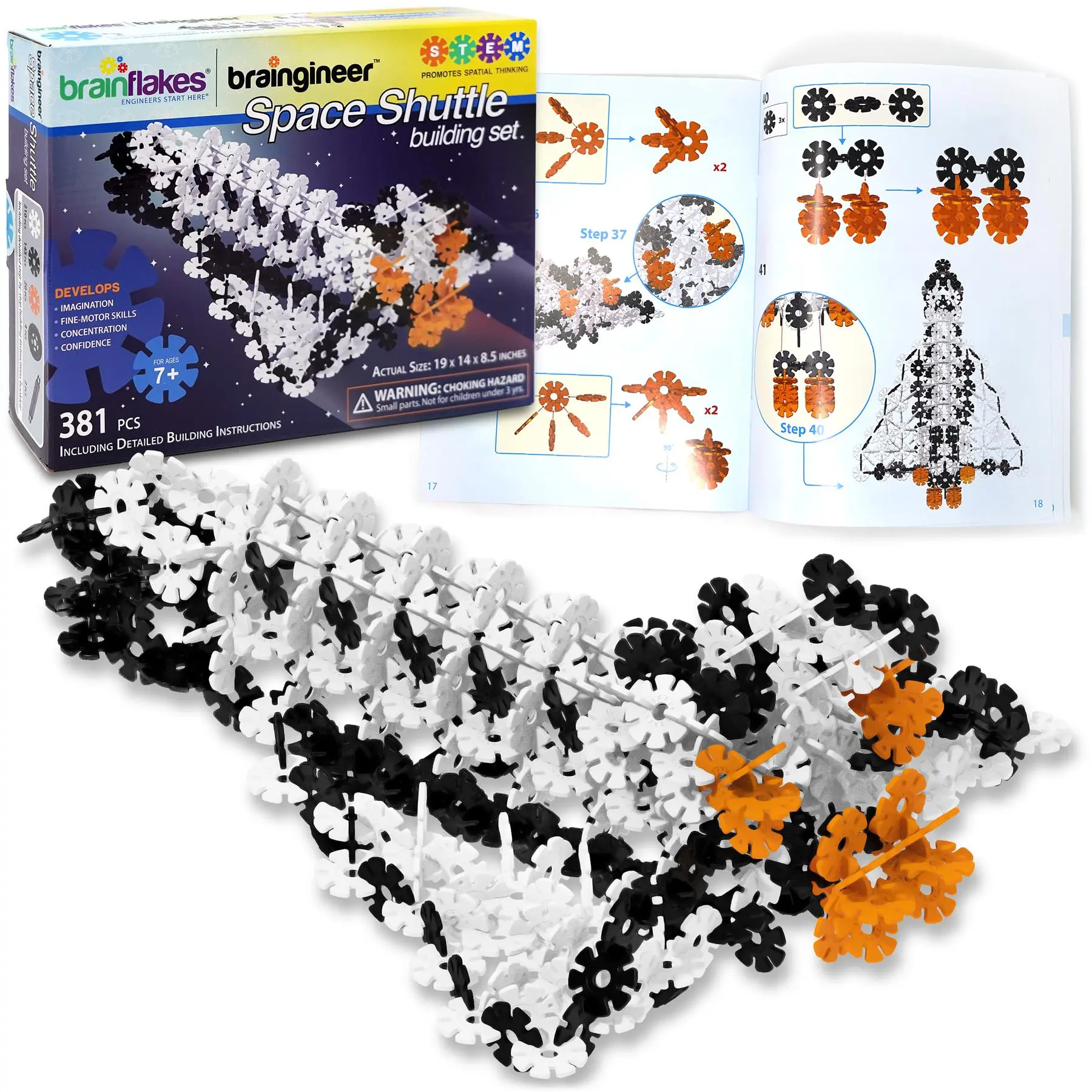 Brain Flakes® Space Shuttle Building Set