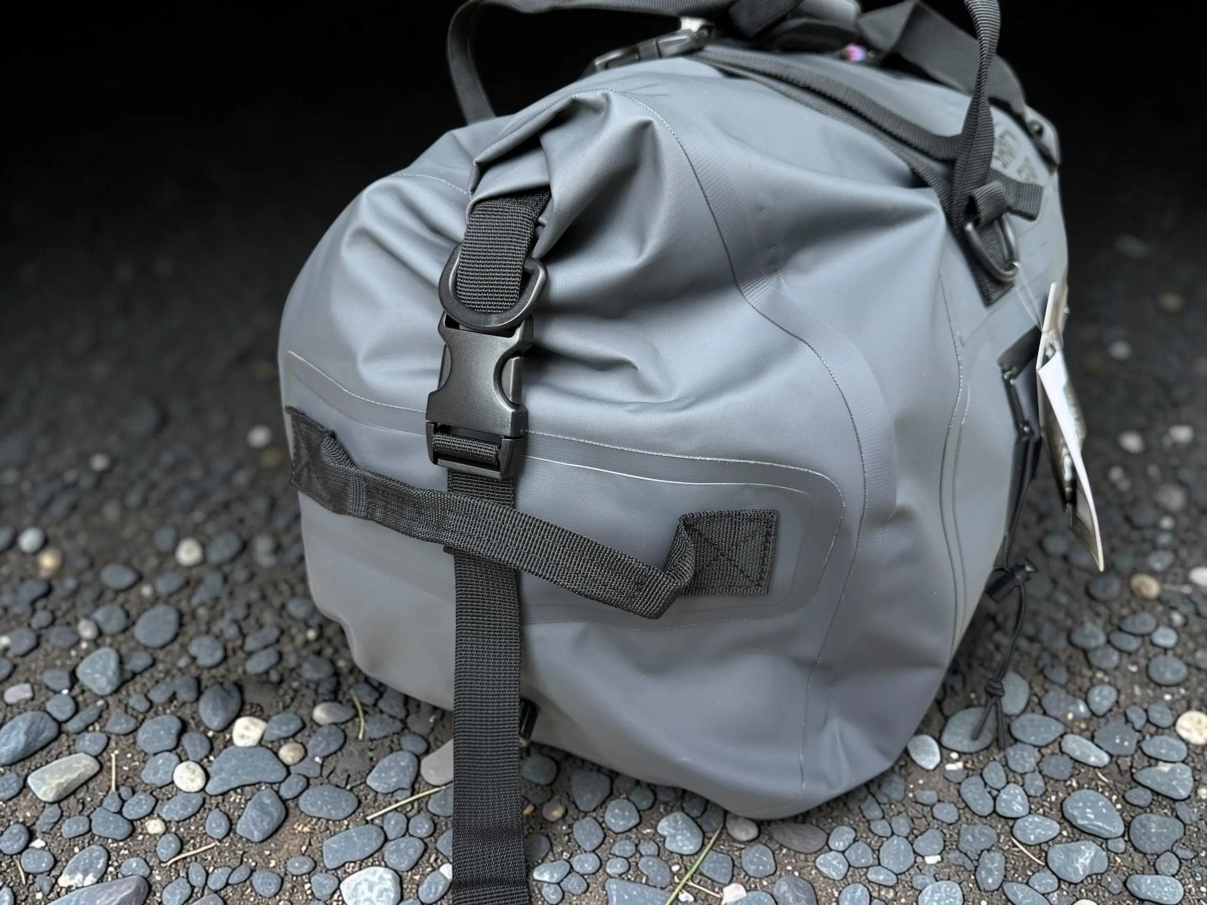 Roll Top Duffle Bag, Travel Luggage Bag for Short Trips, Durable Water-Resistant Carryall