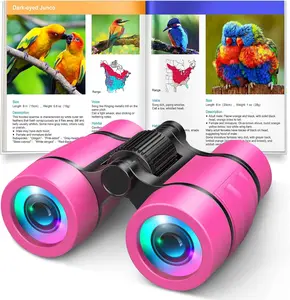 Toys for 3-7 Year Old Girls Binoculars for Kids Bird Watching|Camping|Hiking 3 4 5 6 7 8 Year Old Girl Boy Birthday Gifts Outdoor Toy for Kid Ages 4-6 Toddler Gift Stuffers