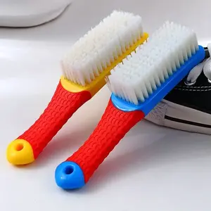 Bristle Shoe Brush Set, 7-Row Bristles, Gentle Cleaning Brush, Multi-Functional Deep Clean, Safe for Shoes