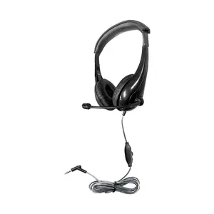 HamiltonBuhl  Motiv8 TRRS Classroom Headset with Gooseneck Mic & in-Line Volume Control