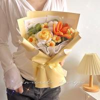 Wool Tulip + Rose Yellow