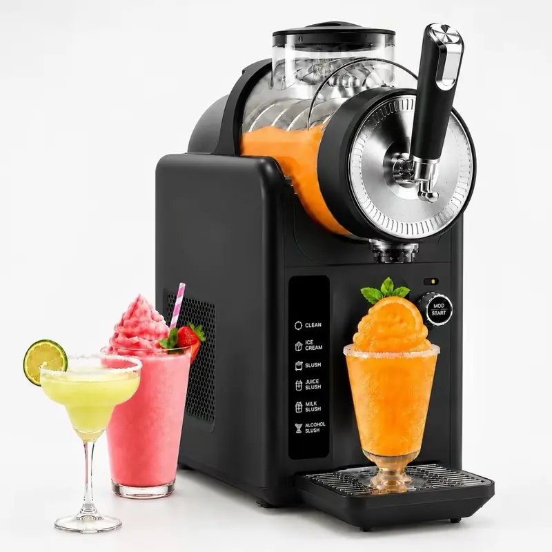 Slushie Machine 54oz No Ice Needed, Frozen Drink Maker for Ice Cream & Smoothies & Cocktails, Auto-Clean, Recipe Guide Included, Perfect Gift for Home & Party TikTokShopBlackFriday