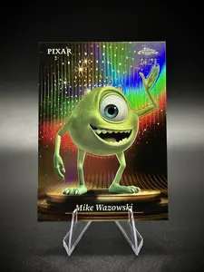 2024 Topps Chrome Disney Pixar Gold Refractor Mike Wazowski /79 CASE HIT