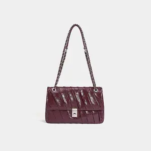 Super beautiful｜Oil Wax Cowhide Women's Single Shoulder Crossbody Bag