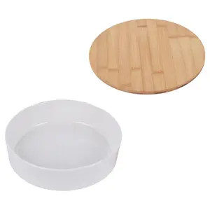 Temp-tations Special Edition Seasonal Figural Dish w/ Wooden Trivet