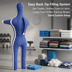 Brazilian JIU Jitsu Grappling Submission Throwing Dummy Punching Heavy Bag Kick Boxing Dummies UNFILLED