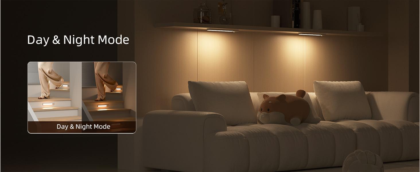 Night Lights, Dimmable Wireless Sensor Night Light, Dusk to Dawn Nightlight Led Night Lights for Bedroom, Bathroom, Hallway, Kitchen, Wardrobe, Pantry, Closet, Stairs, Sink Cabinet, Garage, USB Rechargeable Closet Lights Under Cabinet Lights Home Lighting