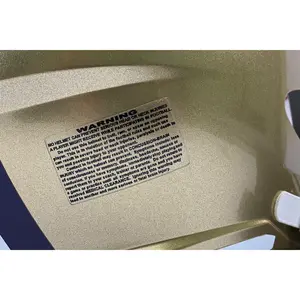 Warning Label Decal For Football Helmets