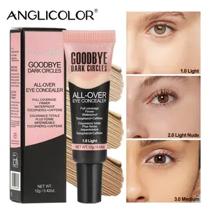 Liquid Concealer, High Coverage Under Eye, for Dark Circles, Fine Lines, Redness, Waterproof, Long-Lasting, Tightening, Color Corrector