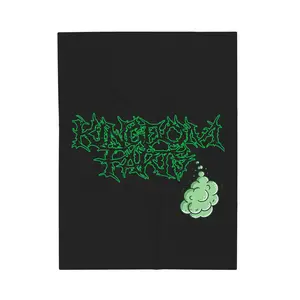 Plush Blanket, Kingdom Farts Metak Punk Y2K Design, Throw Blanket, Bedding Decor, Cozy Gift, Bedroom Accessories