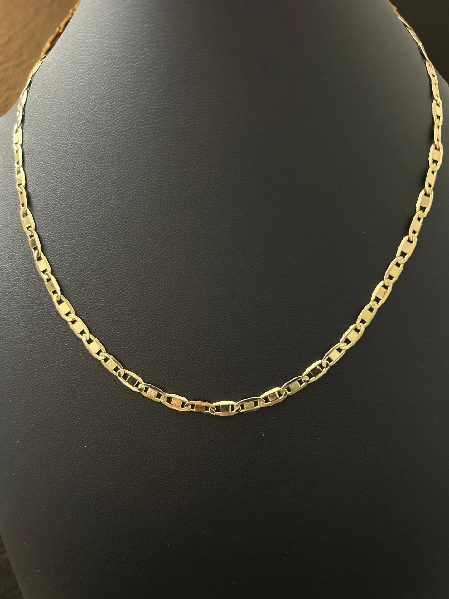 14k Gold 18in Mariner 4mm