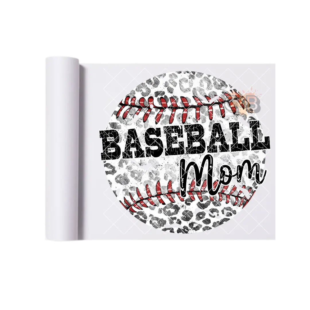 Baseball Mom Ball DTF Transfer