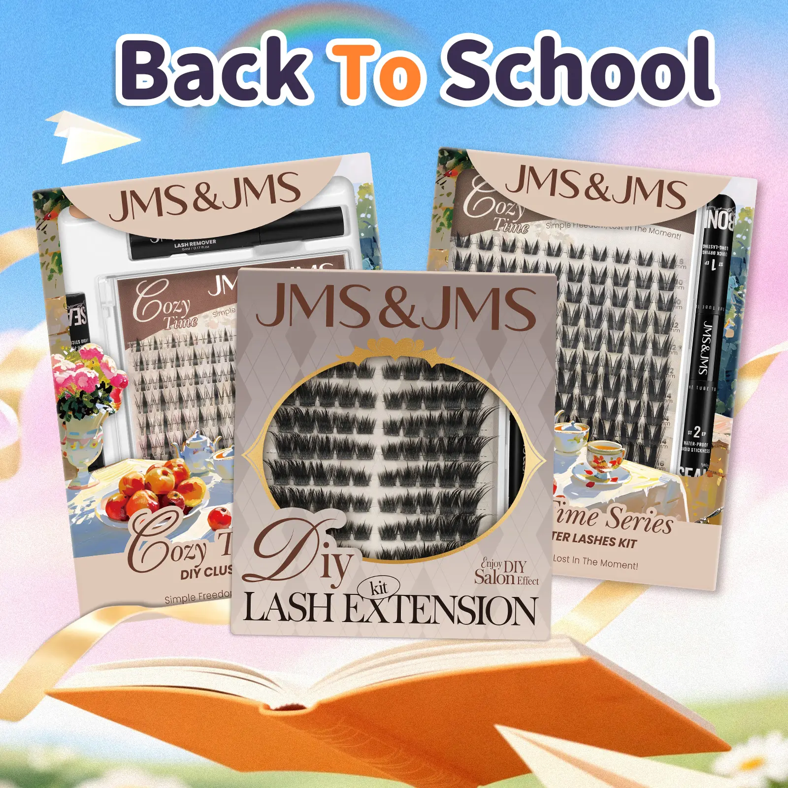 Spiky Manga Lash Kit l JMS&JMS Fairy,Bunny,Side Eye,DIY Eyelash Extension, Waterproof Week Long Lasting Anime Lash Makeup Cosmetic #summeressentials outdoorfun #tiktokshopmemorialday #dealsforyoudays