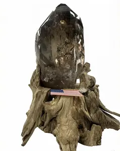Smoky quartz tower