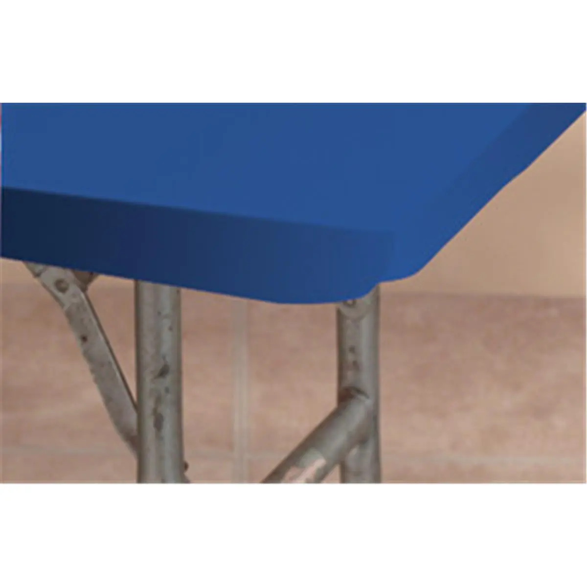 212 MAIN 66-In Round Fitted Vinyl Snap-On Custom Tablecloth with Elastic & Tape - Outdoor Patio, Church Use - Blue Kwik-Covers Large Outdoor Tablecloths (Pack of 25) Picnic Table Cover
