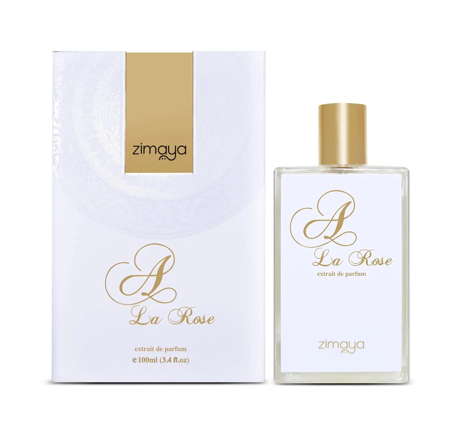 Zimaya A La Rose Extrait de Parfum Spray, 3.4 Ounce Perfume Fragrance for Women