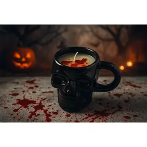 💀 Bloody Skull - Soy Wax Candle