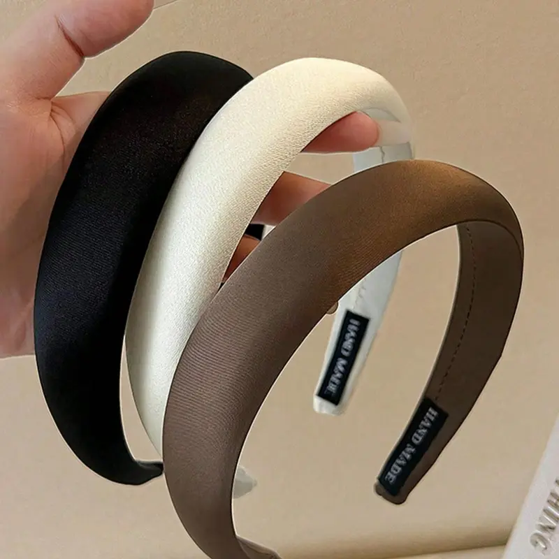 Women's Elegant Solid Color Headbands, Minimalist Headband for Women & Girls, Fashion Hair Accessories for Party, Daily Clothing Decor, Soft Headband, Chic Headbands, Headband Set, Hairband, Hair Accessory Headband