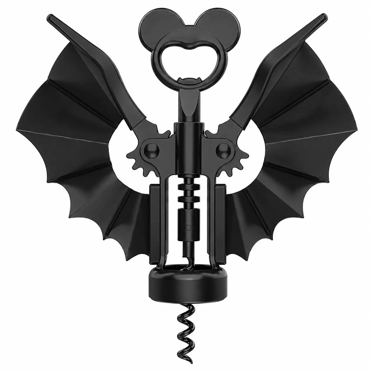 New 2-in-1 Wine Opener, Halloween Bat-Shaped Bottle Opener, Creative and Unique Dark-Style Multi-Functional Beer and Wine Opener, Niche Festive Vibe