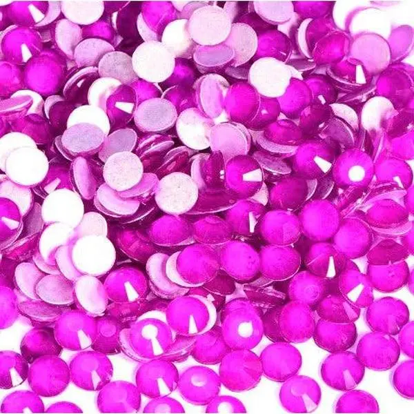 Neon Purple Glass Rhinestones