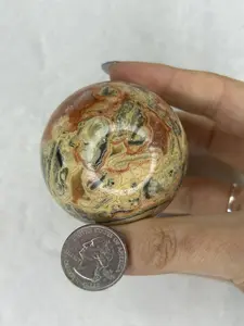 Crazy Lace Agate Sphere A