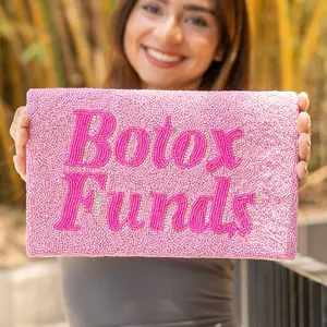 Botox Funds Beaded Clutch Purse Botox Funds Beaded Clutch Purse