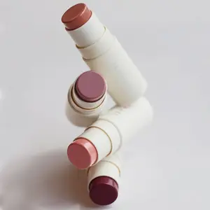 FARMASi Blush Stick, Vibrant & Bold – Vitamin E-Enriched, Dermatologically Tested Matte Finish for Lips & Cheeks, 0.14 oz / 4 g, Play