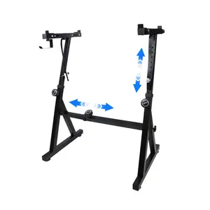 Garvee Keyboard Stand Piano Adjustable Z Style Piano Stands Heavy Duty Stable and Portable with Height and Width Adjustable Fits for 44, 54, 61 And 88 Keys Electric Pianos Black