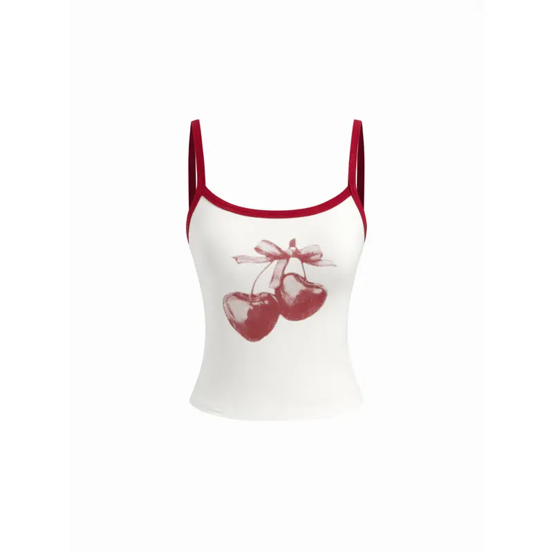 【cherry】THE TOE♡korinthos sleeveless Cherry Coke ™ Graphic Tank Top | Windsor