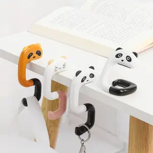 Portable Desk Hook Organizer, No-Drill Adjustable Bookbag Hanger for Classroom & Office Use, Space-Saving Design for School & Home