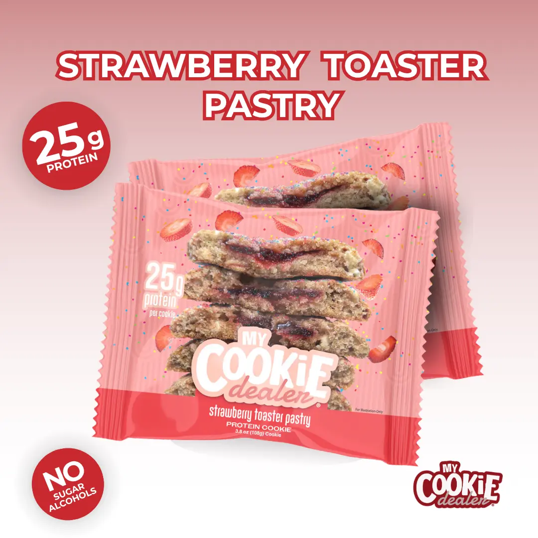25g Strawberry Toaster Pastry Protein Cookie