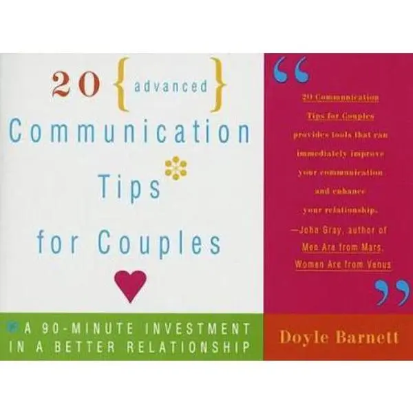 USED Book - 20 Advanced Communication Tips for Couples: A 90-Minute Investment in a Better Relationship by Doyle Barnett (Paperback) - english
