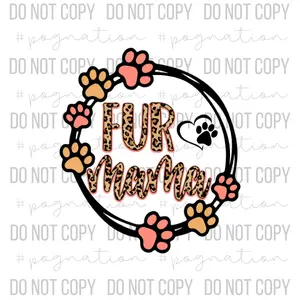 Leopard Fur Mama Decal