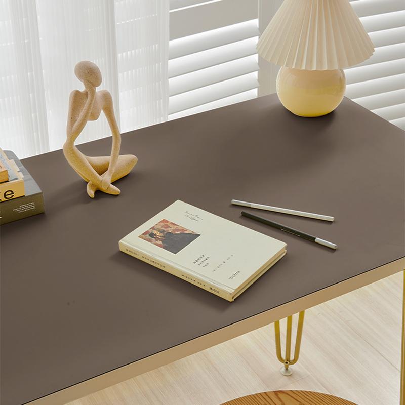 Extra Large Desk Pad 31.5"x15.7", Dual-Color Reversible Silicone & PU Leather Desk Mat, Waterproof Stain-Resistant Writing Surface, Durable Mouse Pad for Office, Home, Study, Gaming