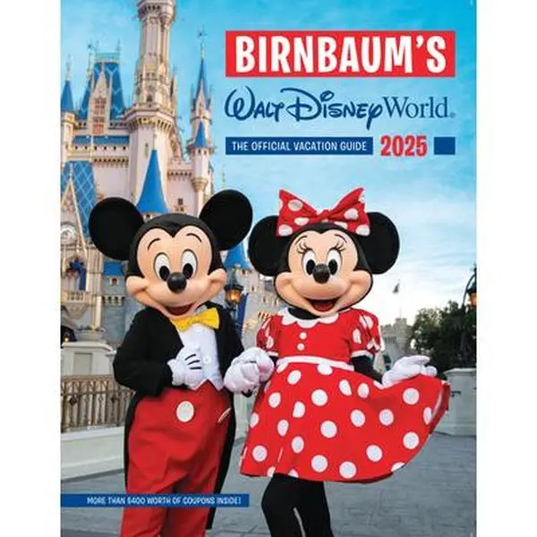 Birnbaum's 2025 Walt Disney World Official Vacation Guide - English Paperback by Birnbaum Guides, with Coupons, Illustrations, Colorful Photographs, Detailed Attraction Descriptions, Honest Advice, Insider Tips
