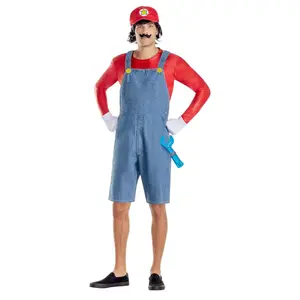 Men's Red Gamer Costume