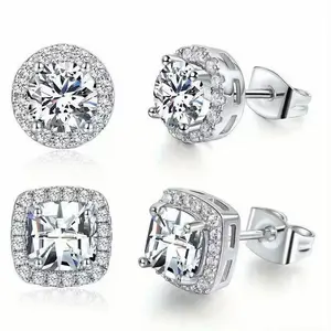 Two pairs, four earrings set