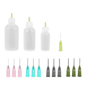 30ml, 50ml & 100ml Needle Tip Glue Bottles Applicator Set - Perfect for Craft Art Projects, Paint Quilling & Oil!