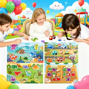 Reusable DIY Fun Busy Book, Daily Life Theme Toy, Weather Time Early Learning, Cognitive Skills Logic Development Tool, Home Teaching Material