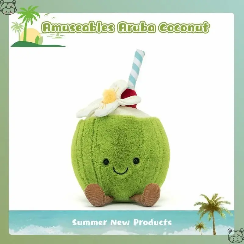 Beverage-themed plush toys—coconut, coffee cup, milk tea cup—serving as lively room decor, unique and fun gifts, and collectibles.
