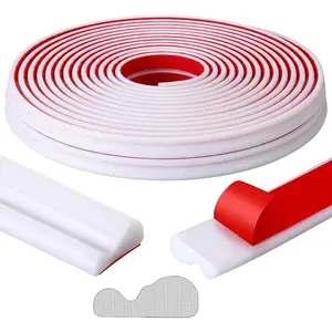 65.6ft Peel and Stick Molding Chair Rail Panel Flexible Crown Molding Trim Self Adhesive Panel Moulding Decor Lines for Wall Door Cabinet Frame Mirror Window Border(0.9 Inch X 65.6 ft,White)