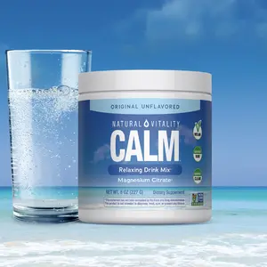 CALM  Relaxing Drink Mix - Magnesium Citrate Supplement - Unflavored - 8 oz (226 g)