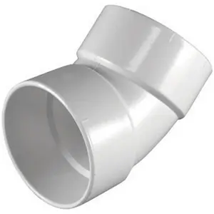 212 MAIN PVC013210600HA 3 in. PVC Elbow Water Pipe - Curved Bend Fitting for Boat Plumbing