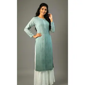 Sea Green Chikankari 2 piece set