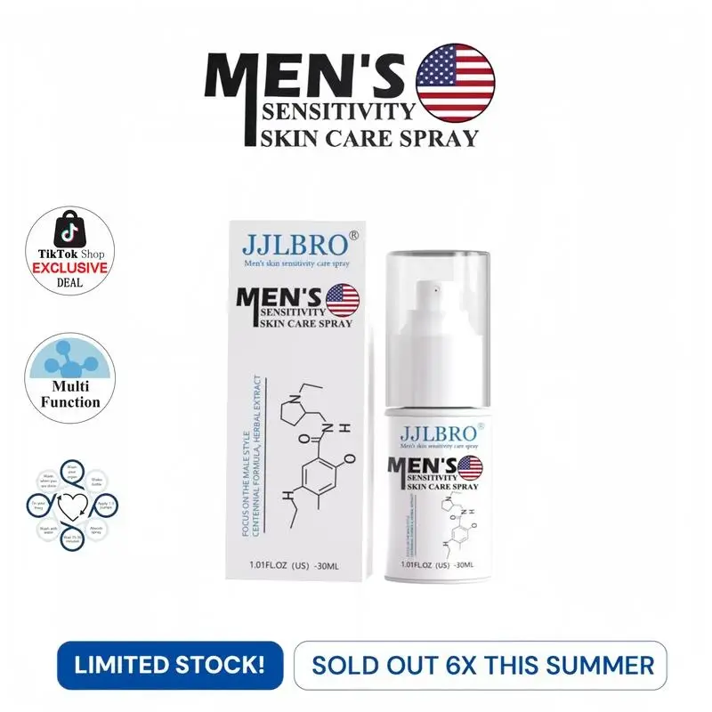 【Men's Best Delay Spray for Long Last】JJLBRO MEN'S CARE SPRAY 30ML