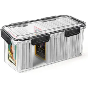 Graded Sports Card Storage Box, Trading Card Storage Box, Graded Card Slab Storage Case Fits PSA BGS & SGC